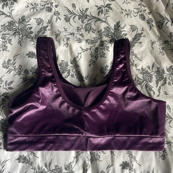 Torrid Lightly Lined Velour Scoop Bralette - Picture 4 of 4